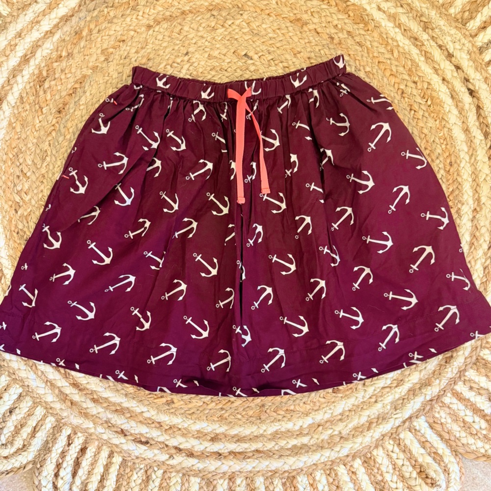 🌾 Crewcuts Anchor Print Skirt with Pockets‎